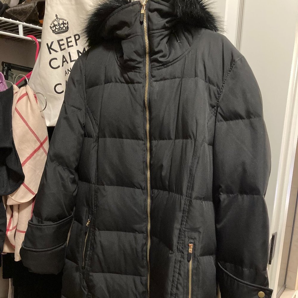 Calvin Klein Mid-Thigh Puffer Coat